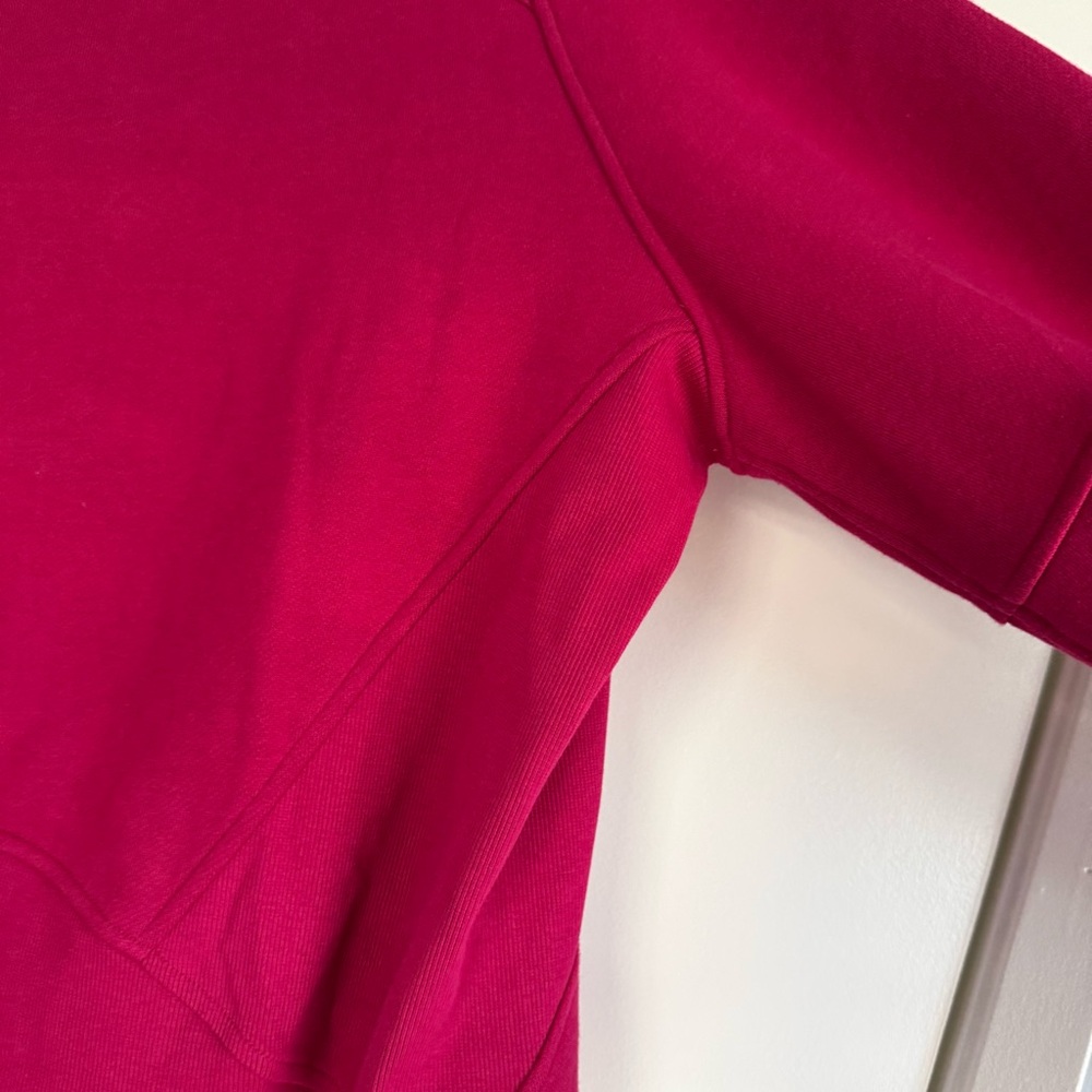 Lululemon Scuba Oversized Funnel-Neck Half Zip Long Berry Rumble - M/L - Picture 14 of 15